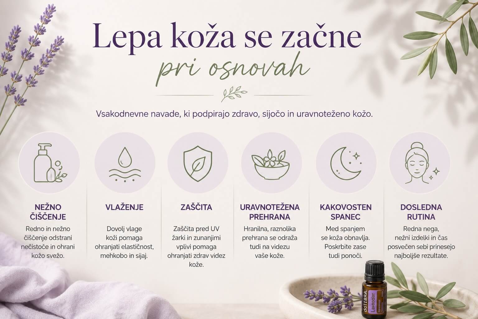 Lepa koža se začne pri osnovah