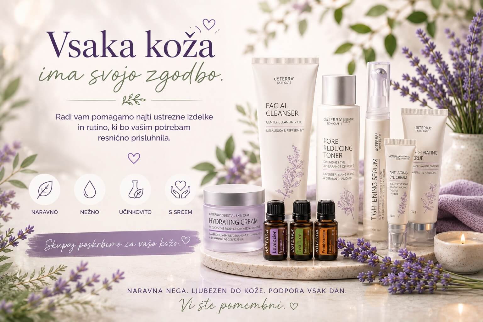 Naravna nega s pridihom ljubezni